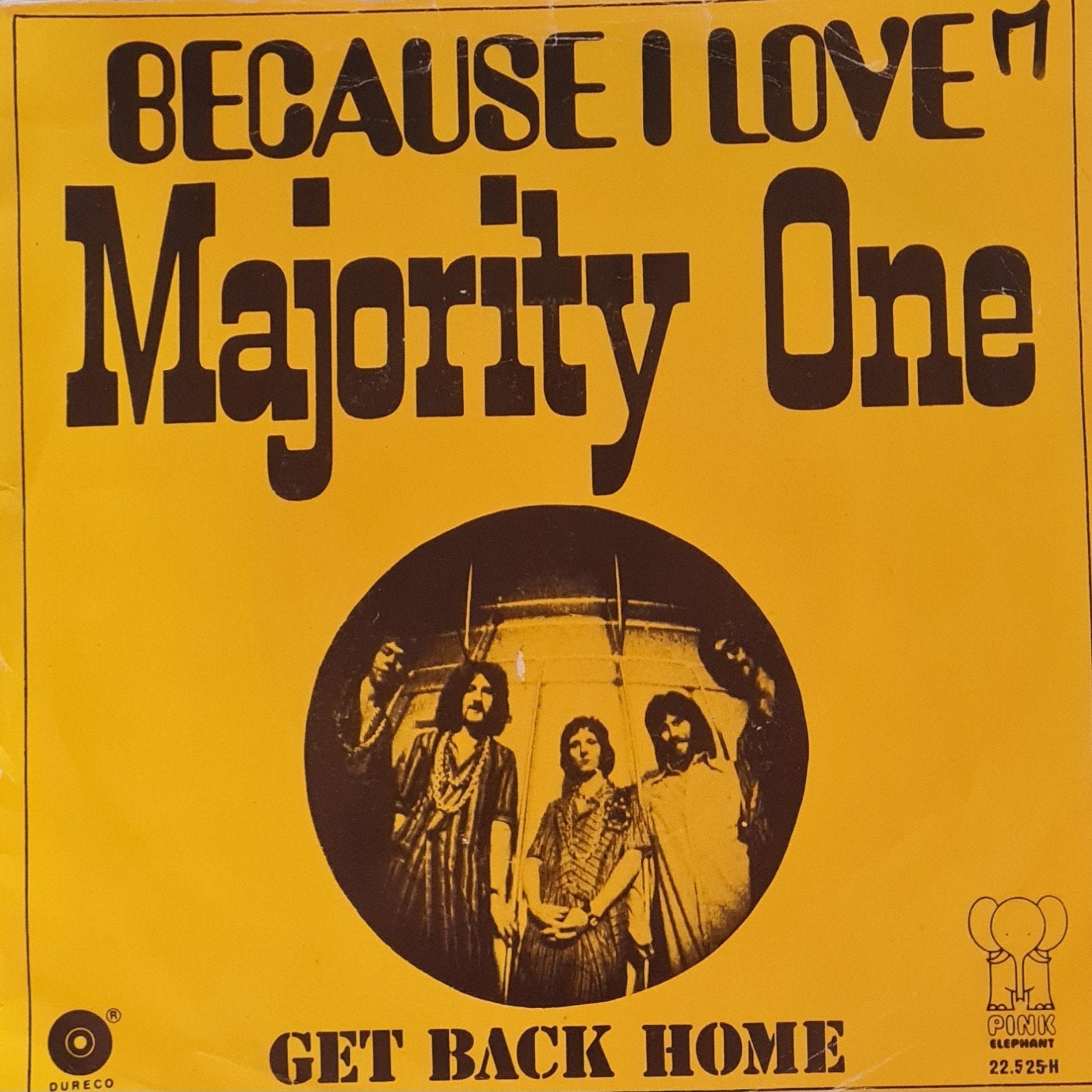 MAJORITY ONE - BECAUSE I LOVE, Ophalen of Verzenden, Gebruikt, Pop