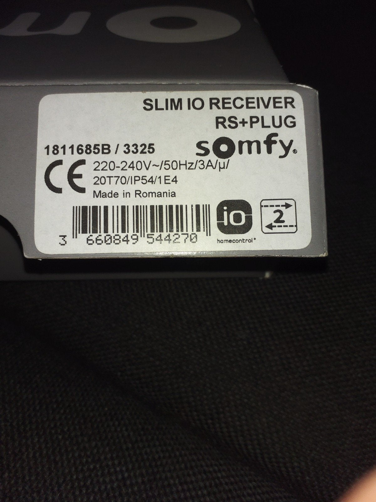 Somfy Slim IO Receiver RS+Plug - Nieuw in doos, Ophalen of Verzenden, Nieuw, Overige merken, Overige typen