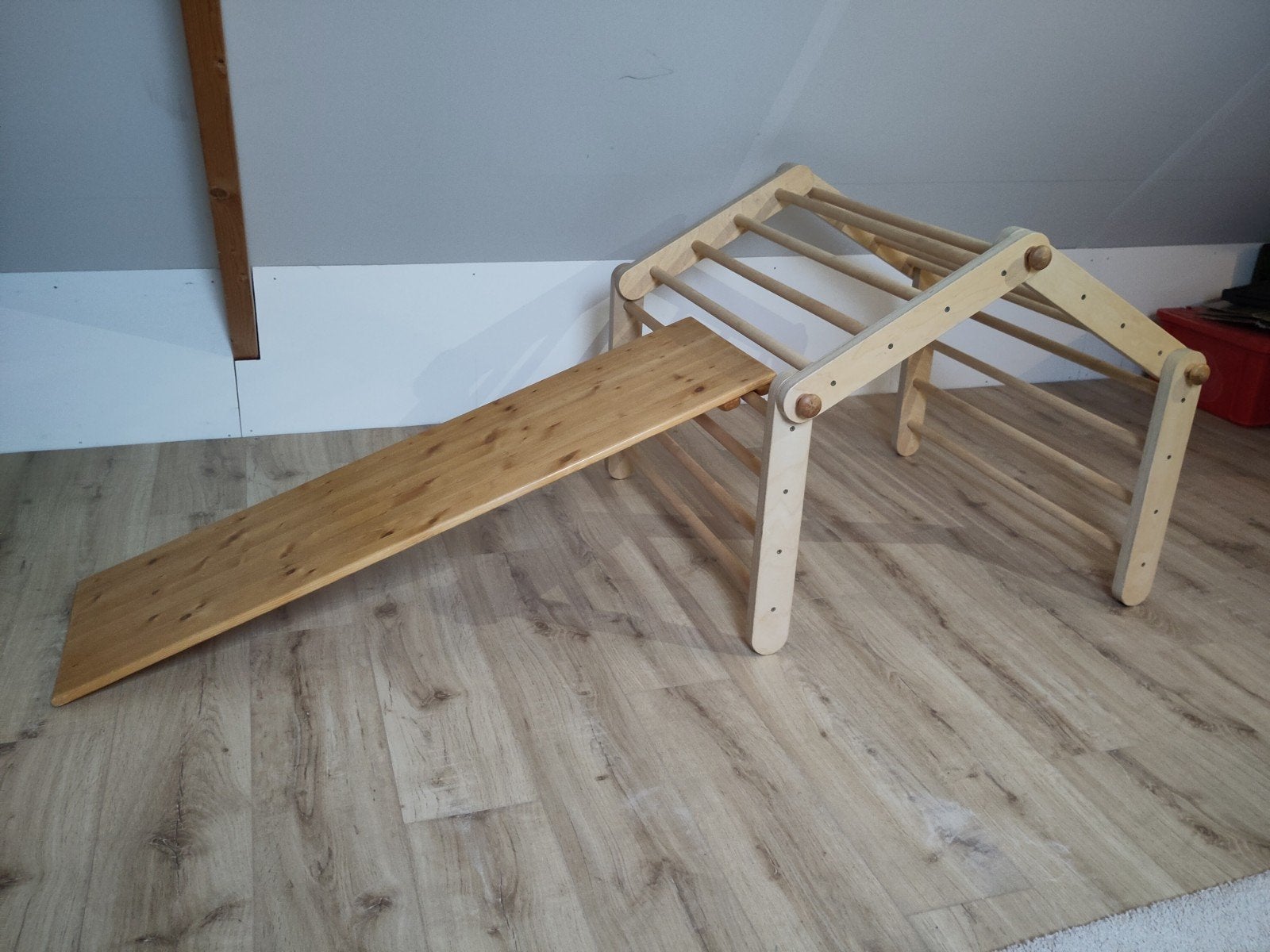 Origineel Ette Tete klimrek met extra glijbaan Montessori, Ophalen, Zo goed als nieuw