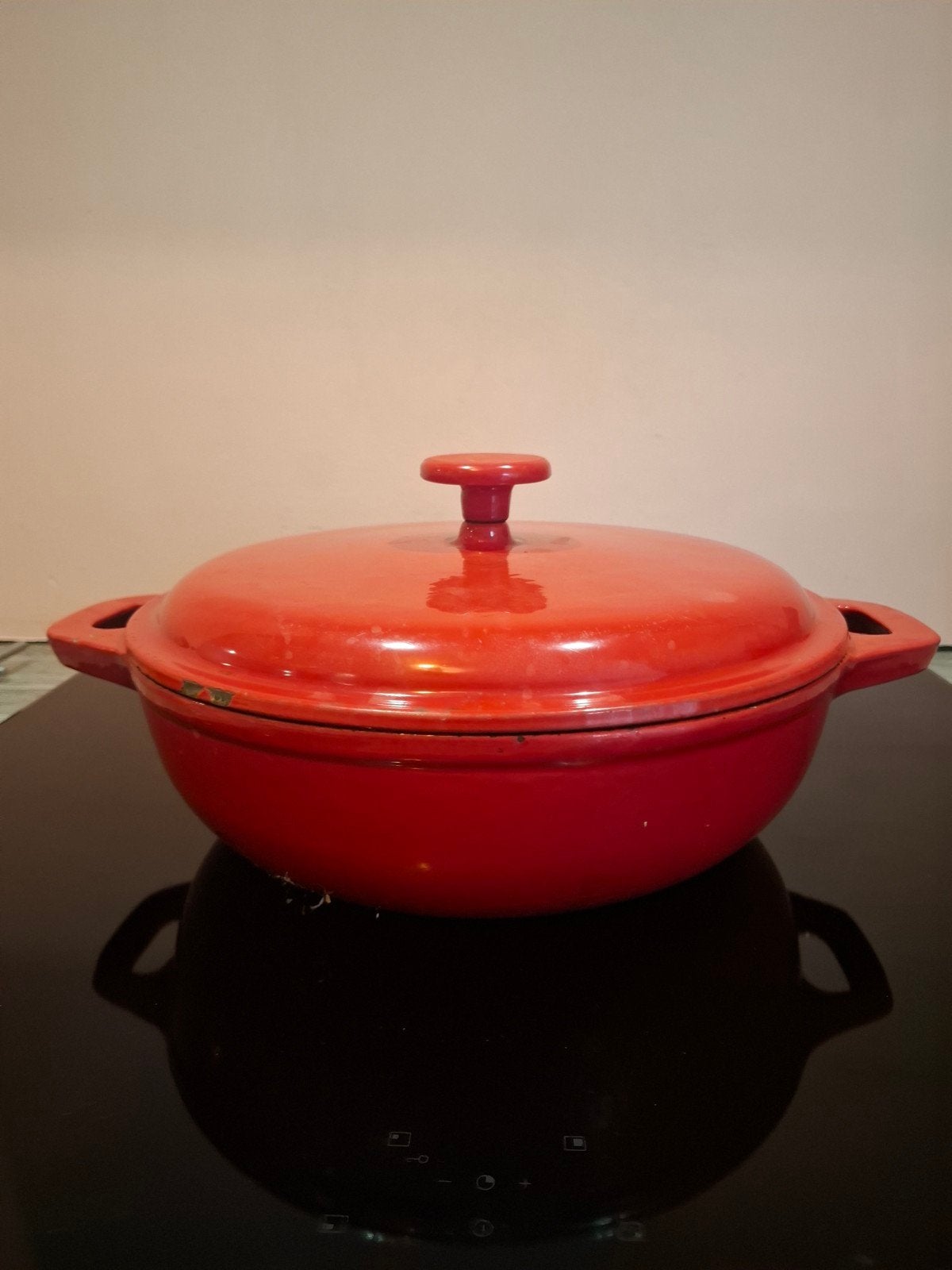 Cookitt Gietijzeren Geëmailleerde Braadpan - 30 cm, Ophalen, Gebruikt, Gietijzer