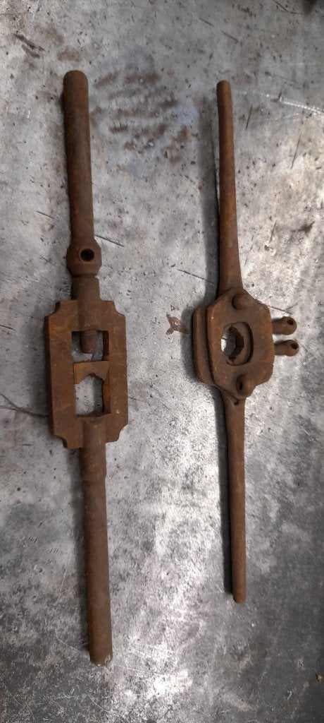 2x Oud snij ijzer, Ophalen of Verzenden
