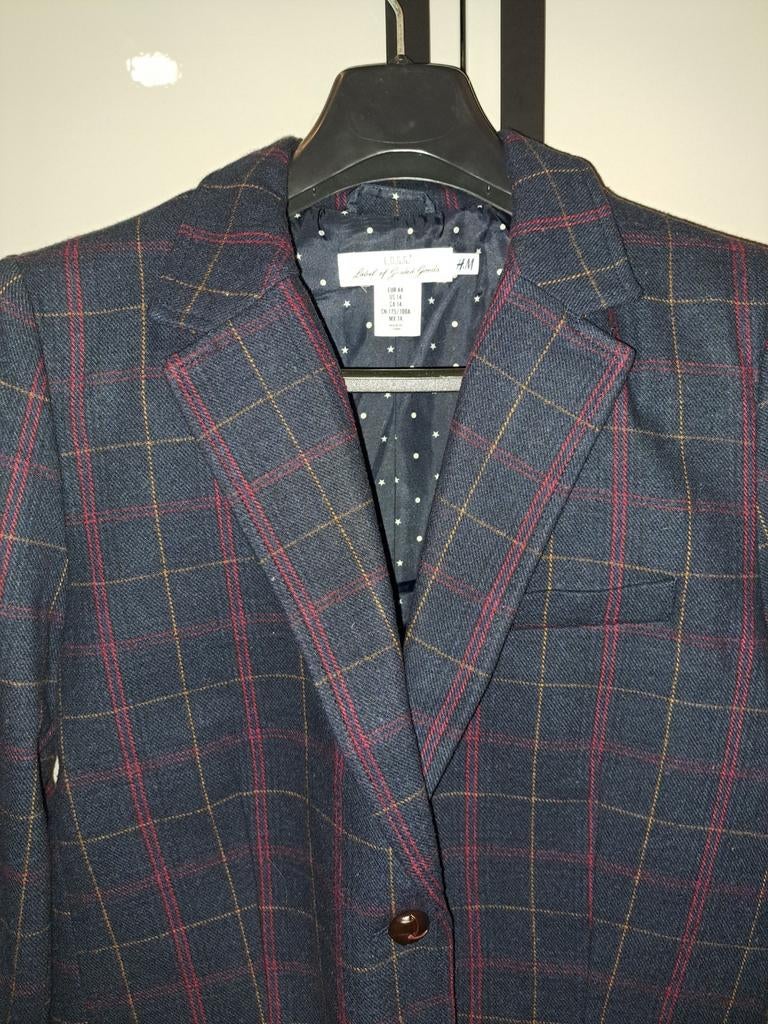Mooie wollen colbert, mt 44 als nieuw, H&M LOGG collectie

D, Kleding | Dames, H&M, Blauw, Maat 42/44 (L), Ophalen of Verzenden