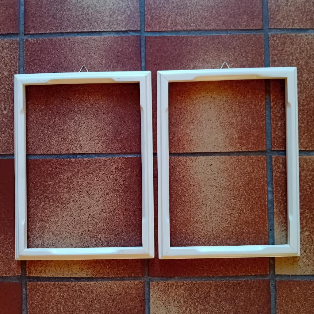 2 houten fotolijstjes, Ophalen of Verzenden, Zo goed als nieuw