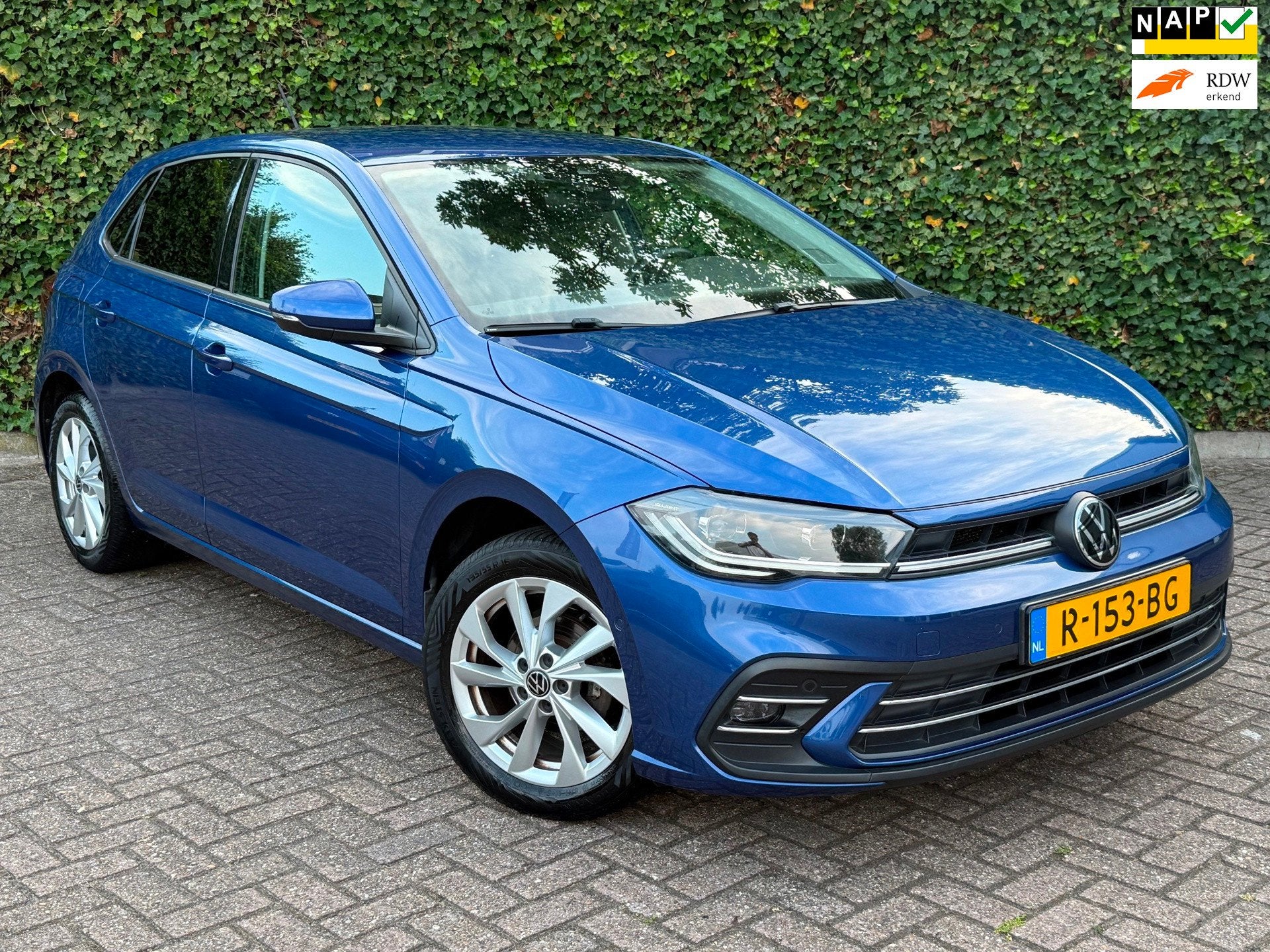 Volkswagen Polo 1.0 TSI Style | ACC | Navi | Camera | IQ-Lig, Voorwielaandrijving, Stof, Gebruikt, 49 €/maand