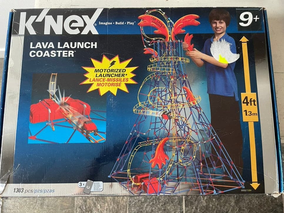Knex achtbaan, Ophalen, Gebruikt, K'nex