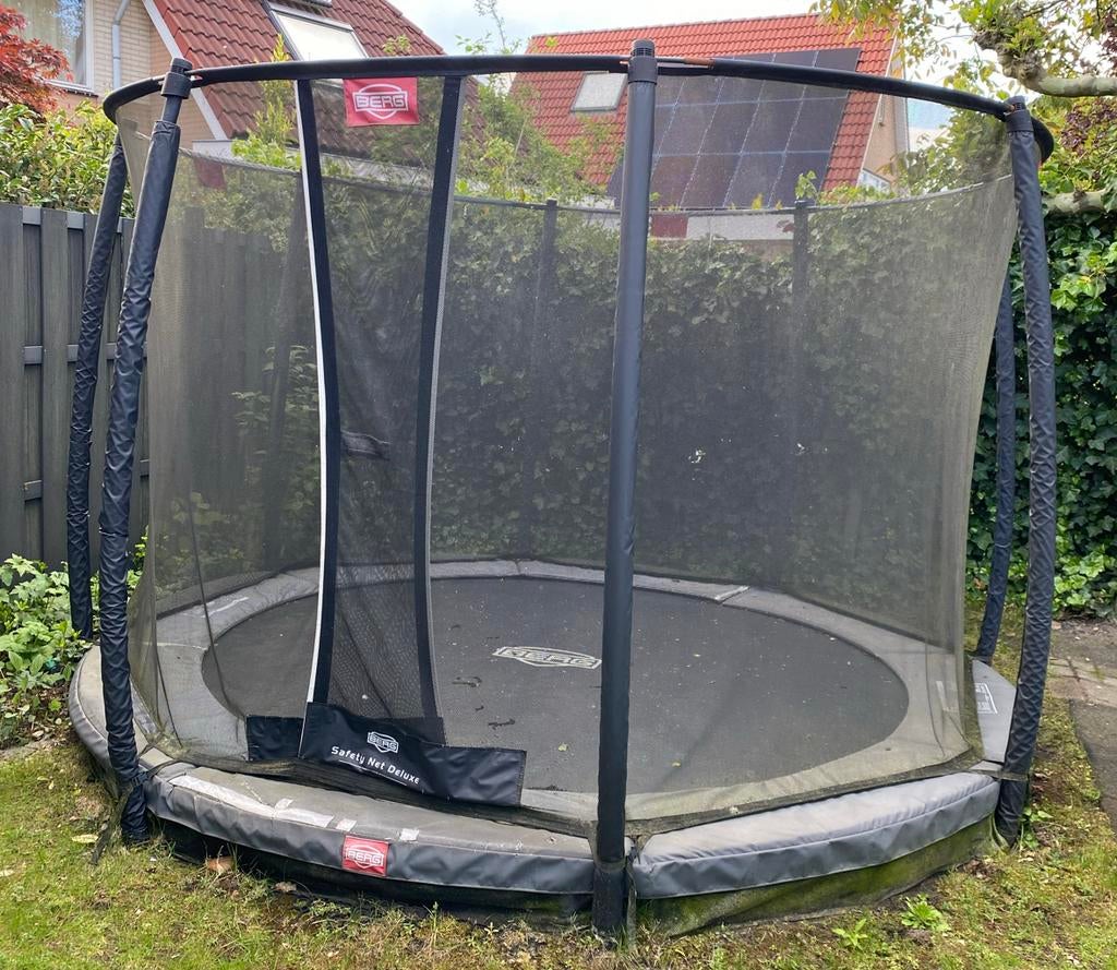 BERG Trampoline met veiligheidsnet, Ophalen, Gebruikt