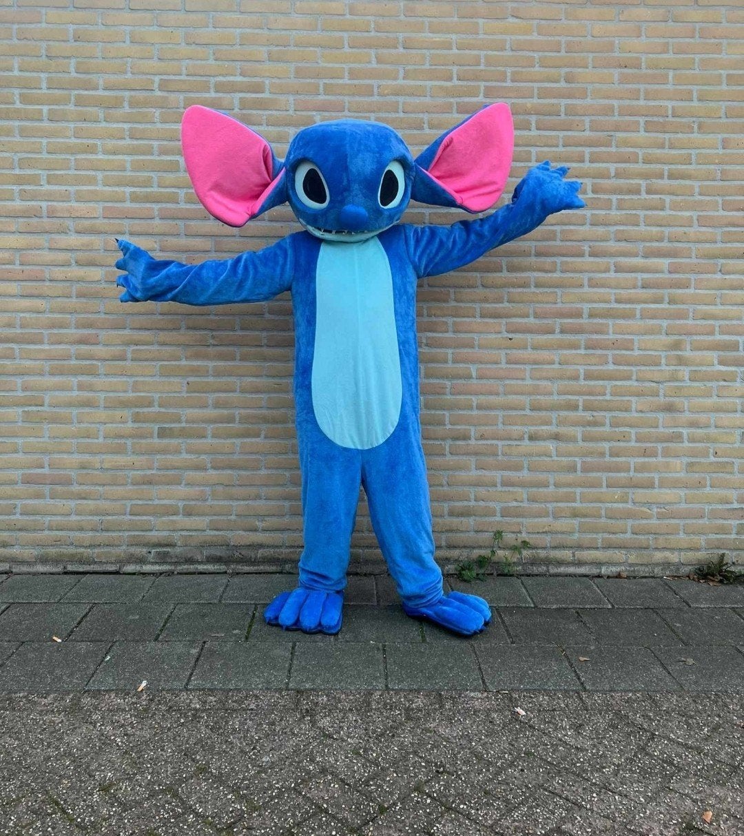 Mascotte pak van stitch  te huur, Ophalen of Verzenden, Zo goed als nieuw, Overige