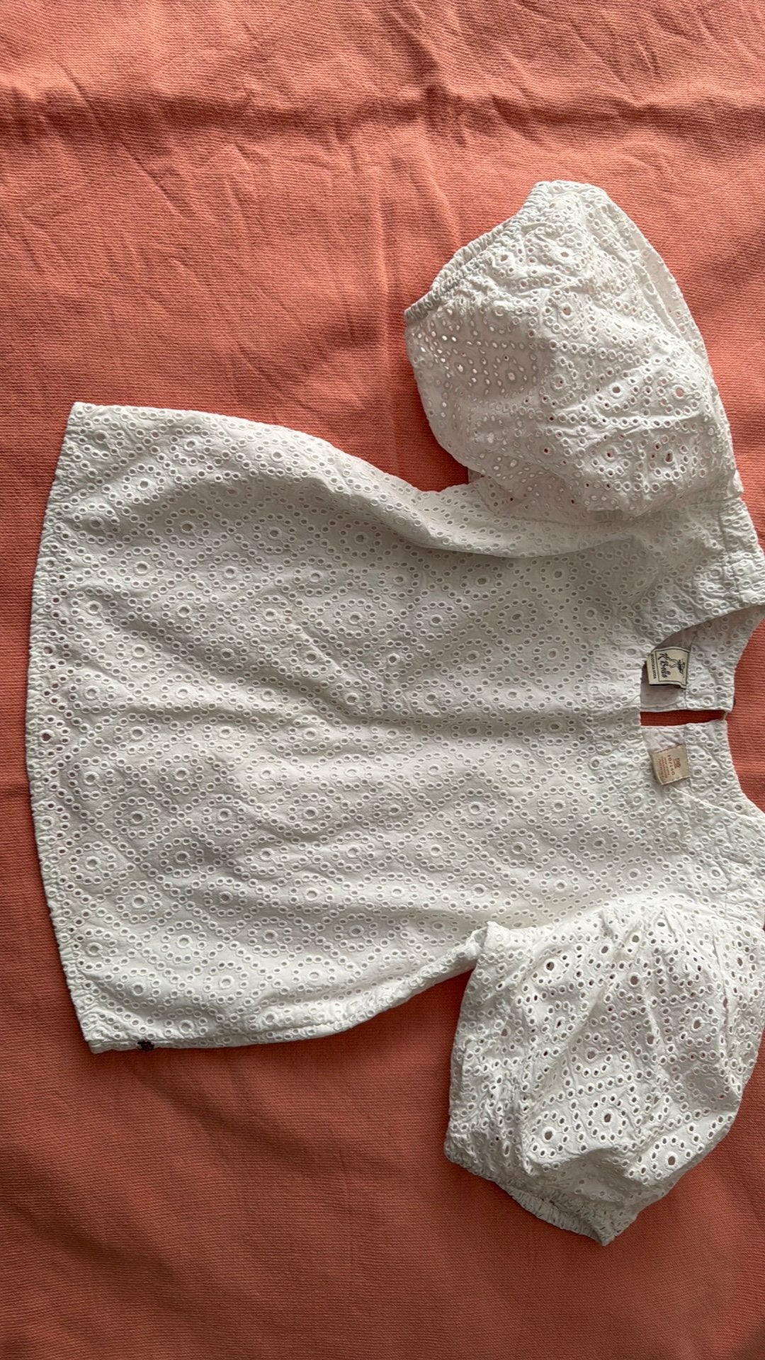Scotch & soda witte luchtige top 140, Ophalen of Verzenden, Zo goed als nieuw, Meisje, Shirt of Longsleeve