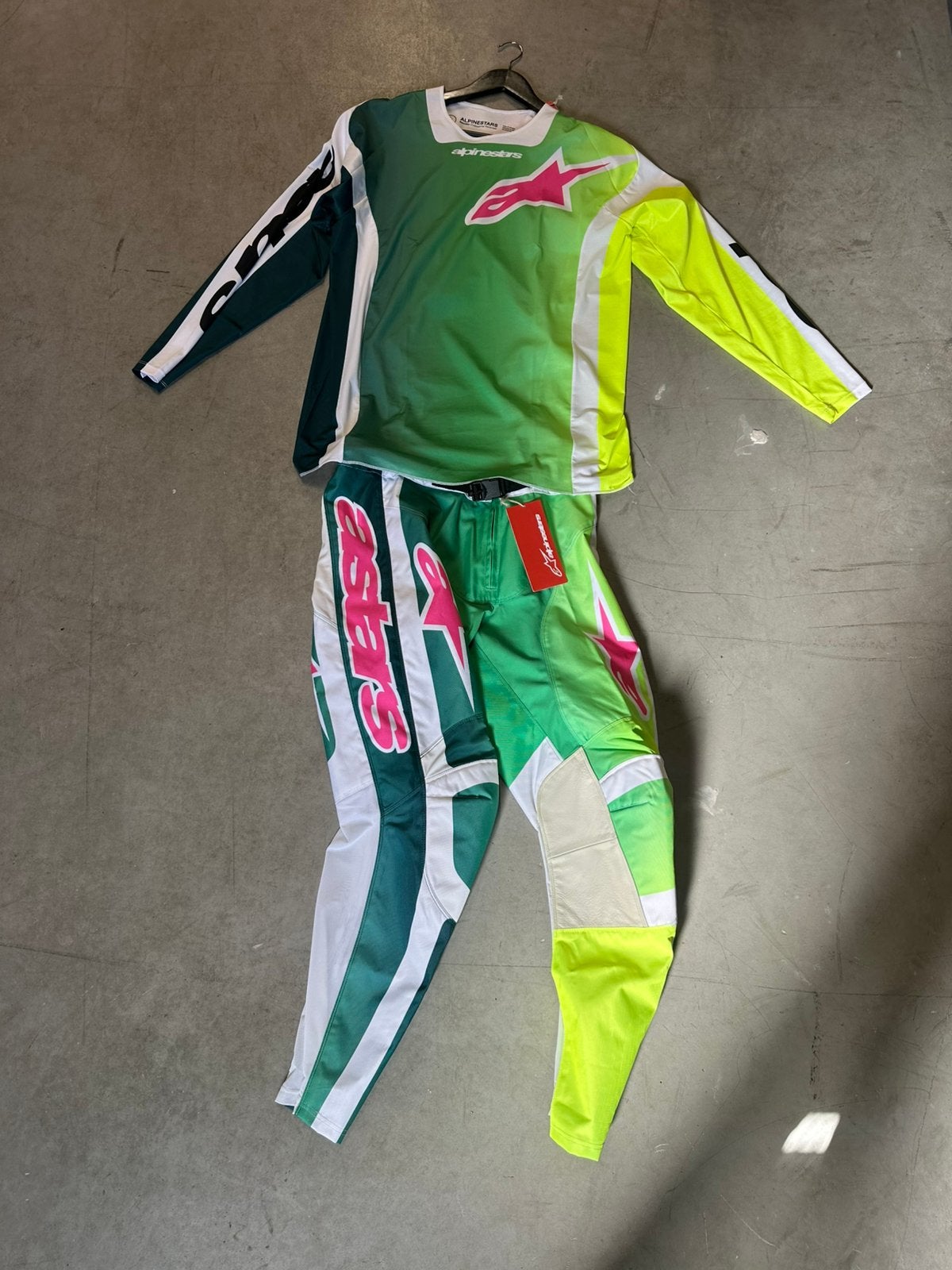 Nieuw Alpinestars Racer Portl pak aanbieding 34 XL, Motoren, Ophalen of Verzenden, Nieuw met kaartje, Dames, Motorcrosskleding