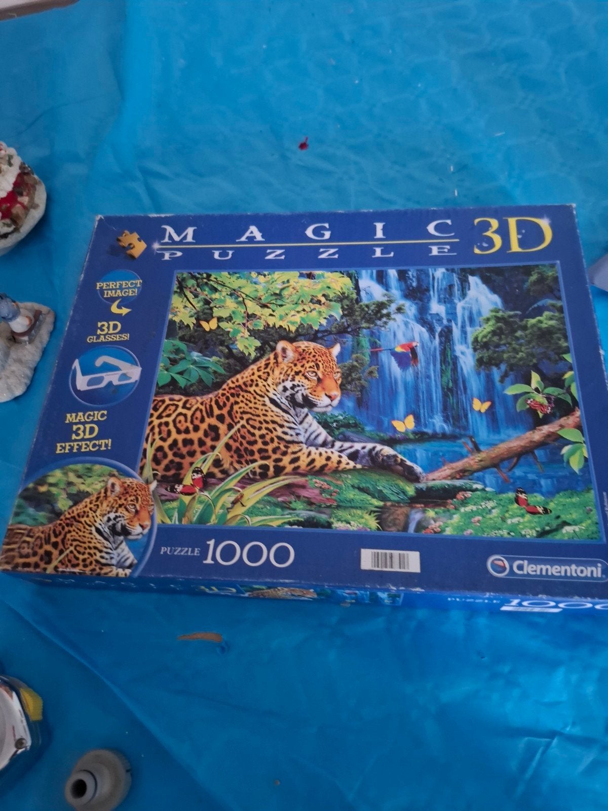 3D Puzzel Clementoni Magic Puzzle 1000 stukjes met bril, Ophalen of Verzenden, 500 t/m 1500 stukjes, Gebruikt, Rubik's of 3D-puzzel