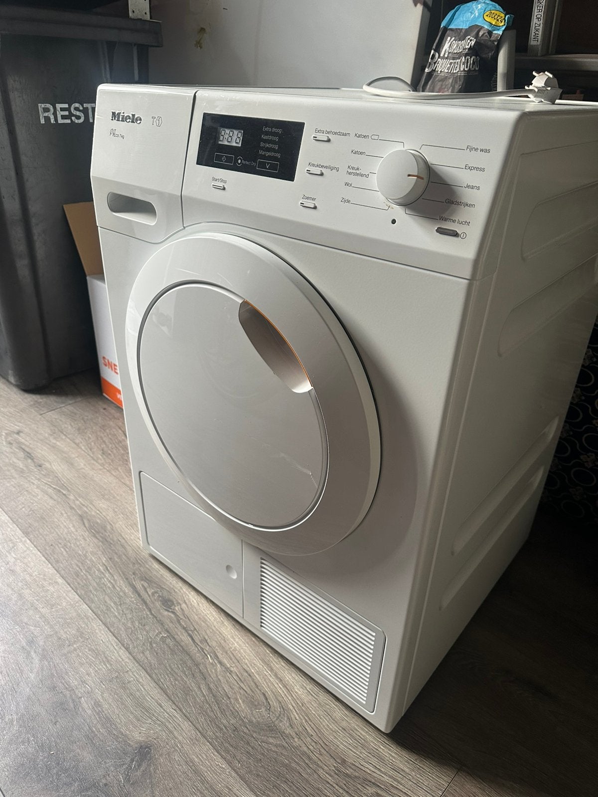 Miele wasdroger, Ophalen, Zo goed als nieuw, Overige typen, 85 tot 90 cm