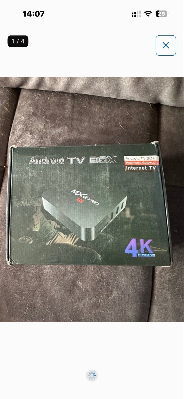 MXQ Pro 4K Android TV Box - Nieuw in doos, Ophalen of Verzenden, Nieuw, HDMI, Zonder harde schijf