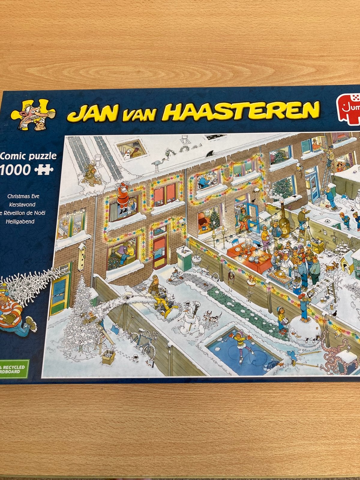 Jan van Haasteren KERSTAVOND, Ophalen of Verzenden, 500 t/m 1500 stukjes, Gebruikt, Legpuzzel