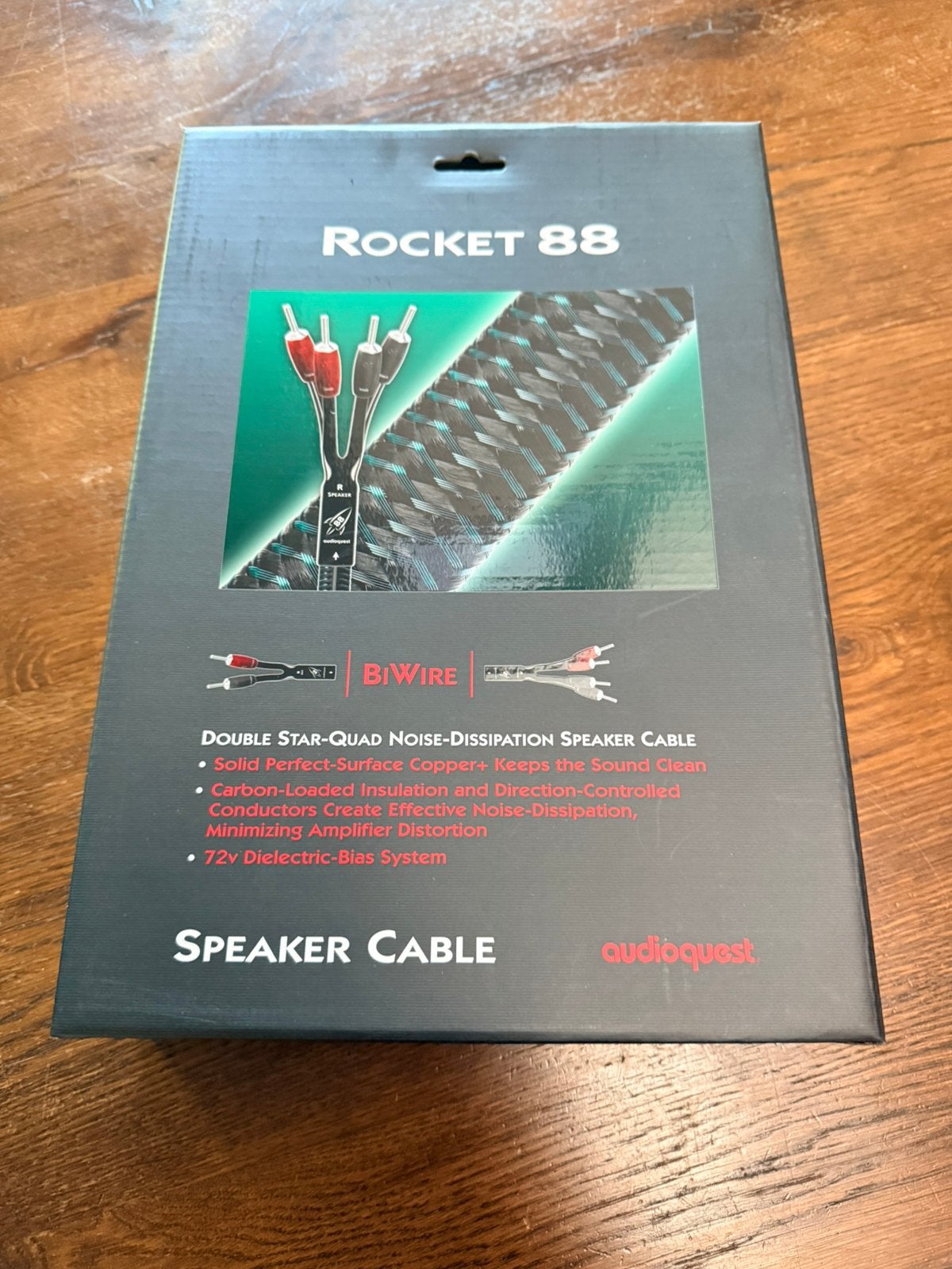 Audioquest Rocket 88 single bi-wire 2mtr, Audio, Tv en Foto, Audiokabels en Televisiekabels, Ophalen of Verzenden, Zo goed als nieuw