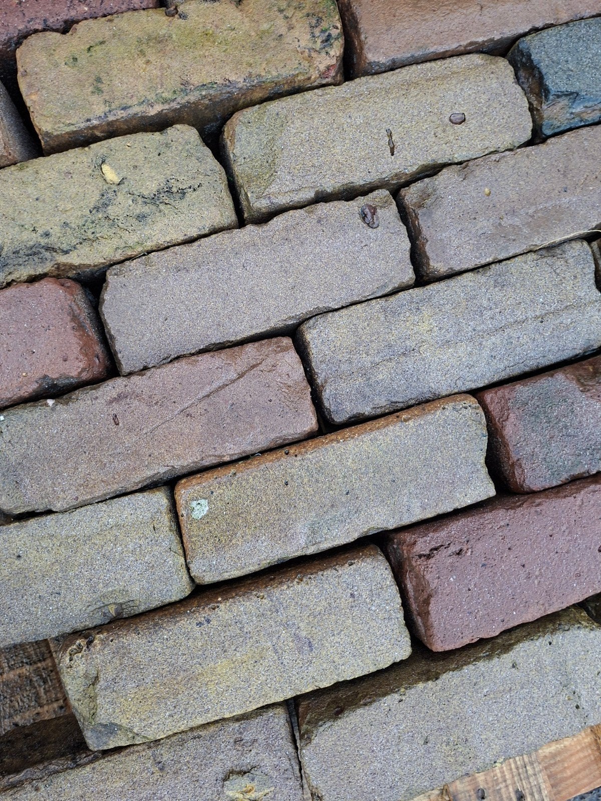 oude gebakken dikformaat op pallets, Ophalen, Gebruikt, Keramiek, Klinkers