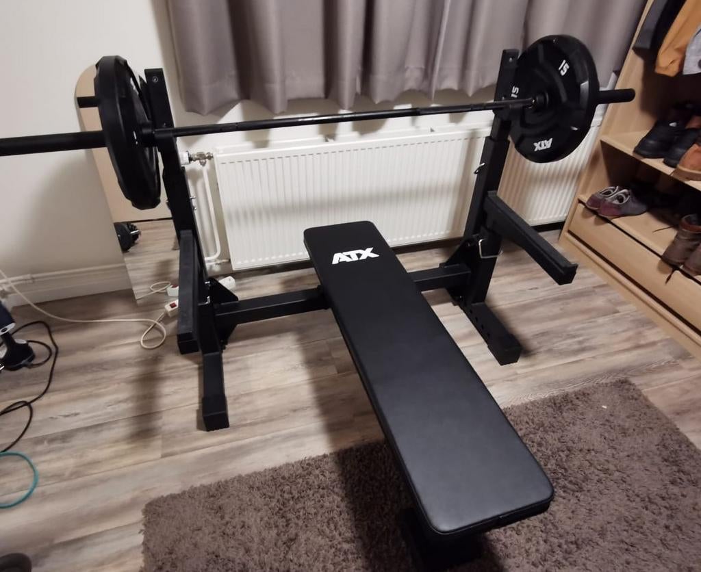 Bankdruk ATX, Sport en Fitness, Fitnessmaterialen, Ophalen, Zo goed als nieuw, Borst, Fitnessbank