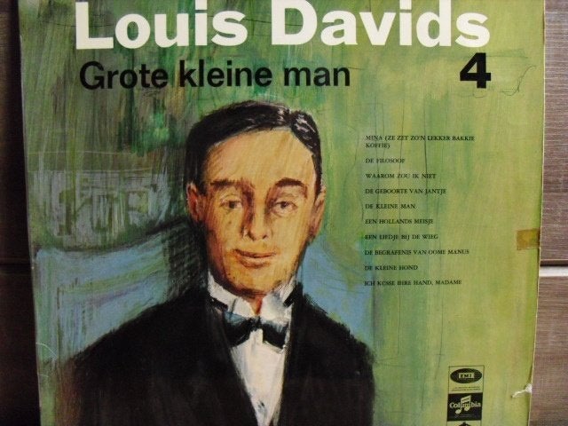 Louis Davids "Grote Kleine Man vol.4" LP, LP, Gebruikt, Ophalen of Verzenden, Levenslied of Smartlap