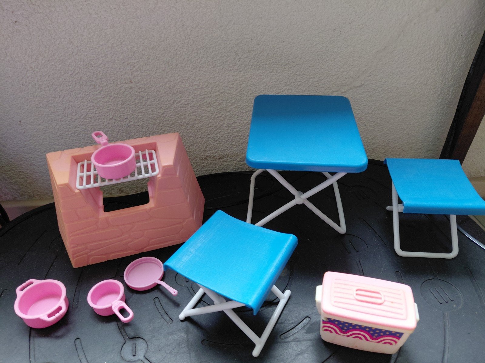 barbie onderdelen van vintage mattel campingset, Ophalen of Verzenden, Gebruikt
