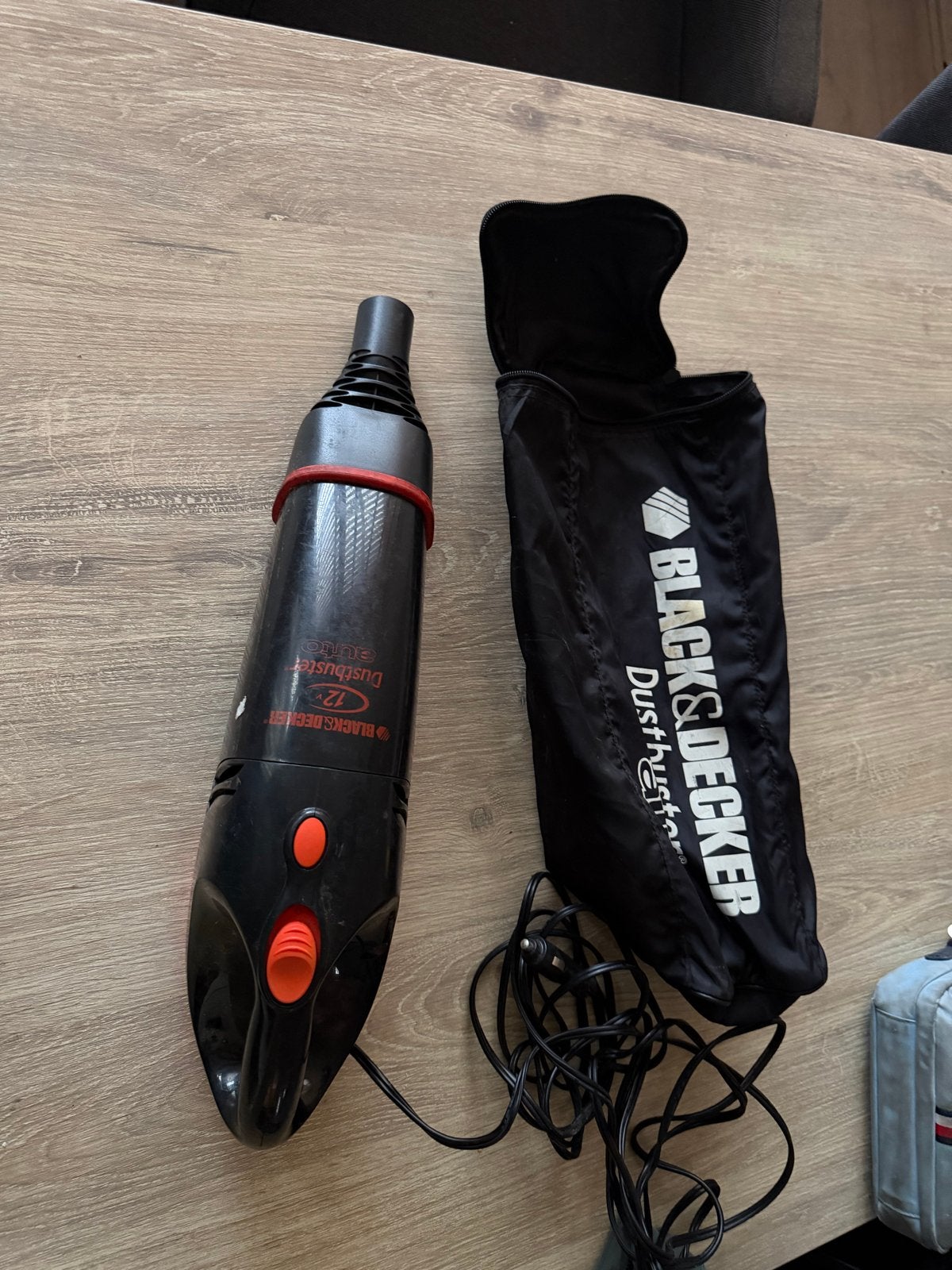 Black & Decker Dustbuster Auto 12V kruimeldief, Overige merken, Gebruikt, Kruimeldief, Draadloos