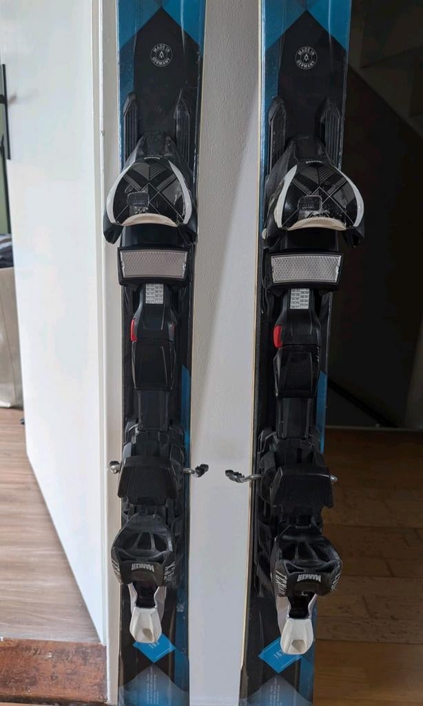 Volkl dames ski's 163 cm, gewaxt en geslepen, Sport en Fitness, Skiën en Langlaufen, Overige merken, 160 tot 180 cm, Gebruikt