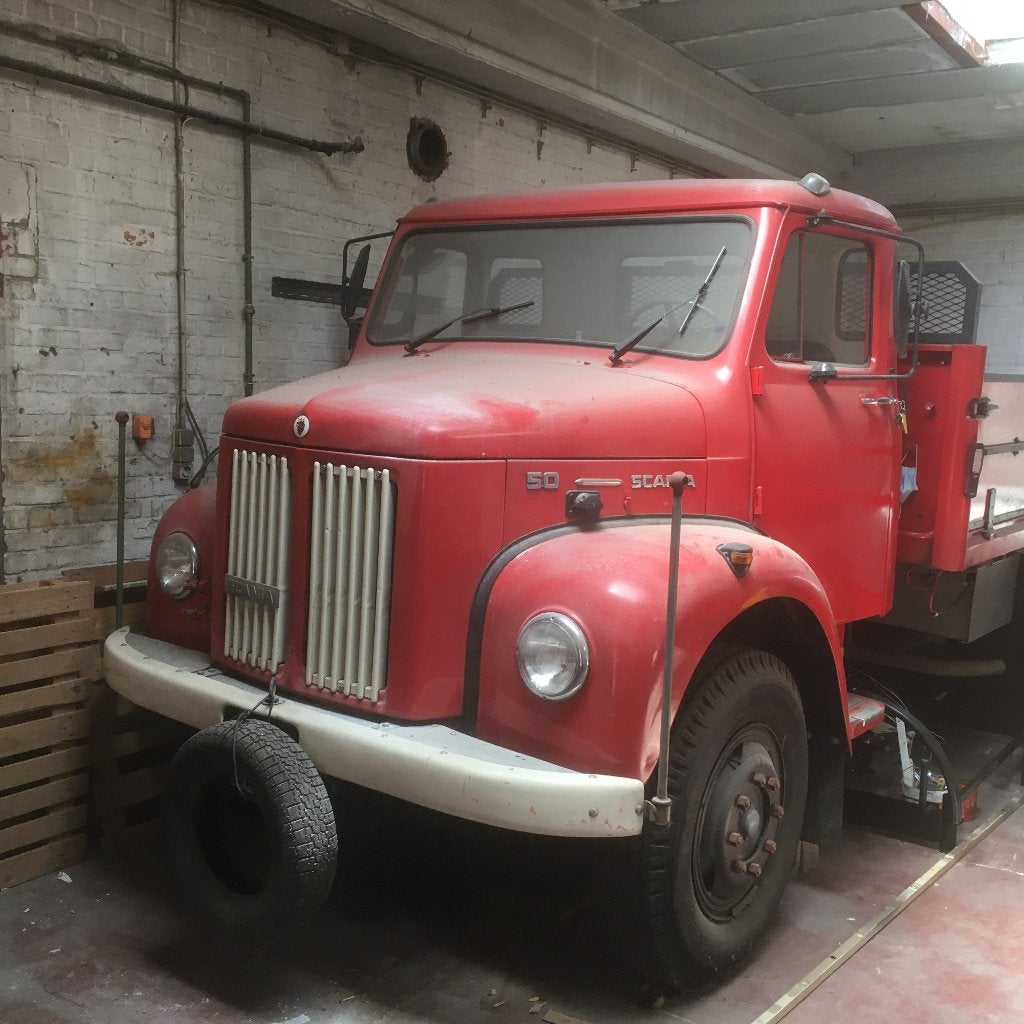 Scania L50 S42 1972, Auto's, Zwart, Scania, Diesel, Particulier