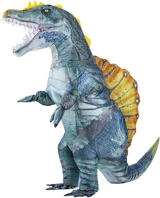 opblaasbaar dino kostuum, Ophalen of Verzenden