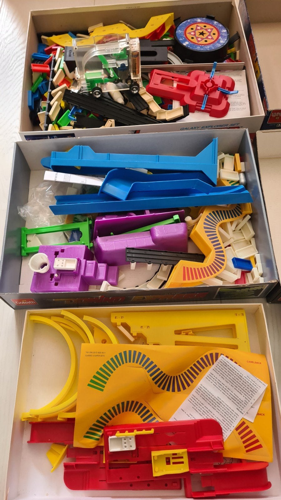 Domino Express set - Galaxy Explorer, Glow in the Dark, Clas, Ophalen of Verzenden, Zo goed als nieuw, Jongen of Meisje