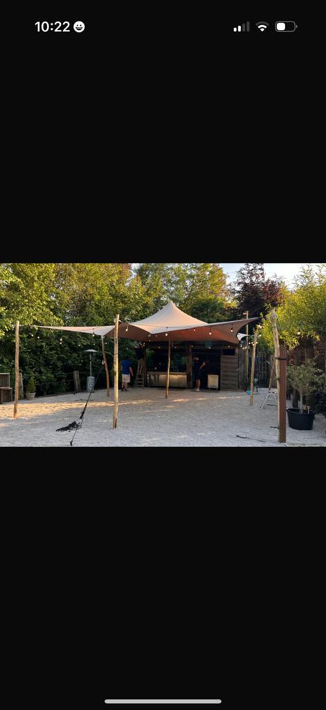 Stretchtent 6x10 te koop, Ophalen of Verzenden, Tot en met 2