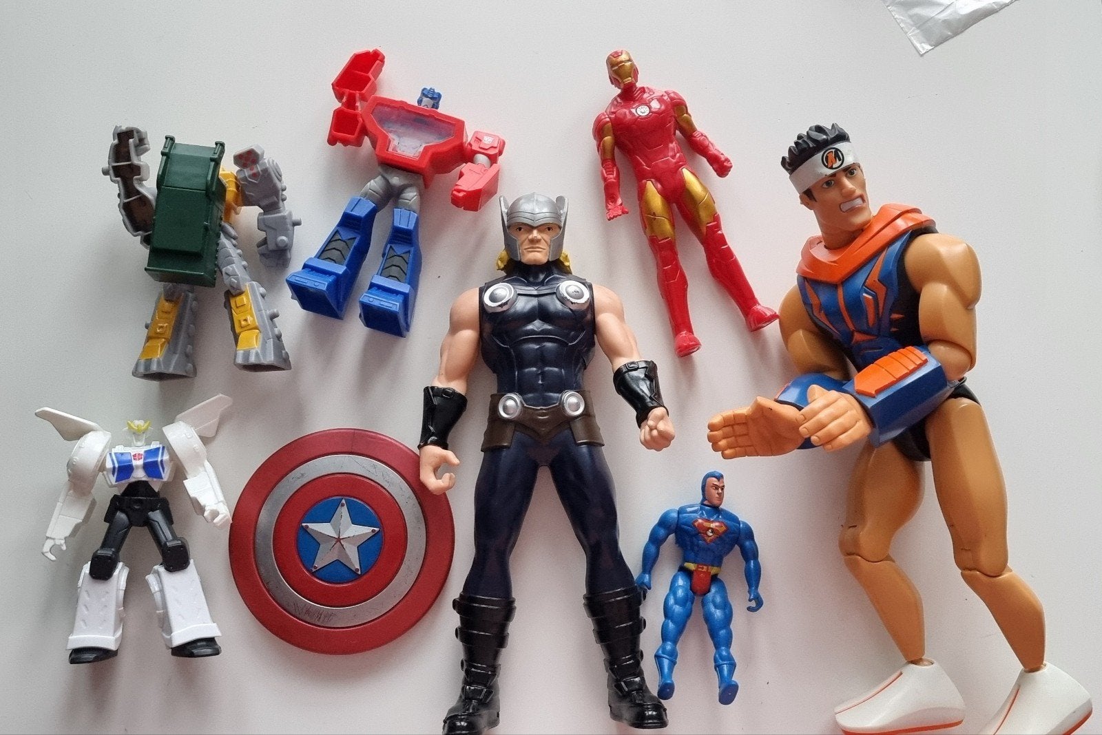 Actiefiguren transformers super man, vechtpop hasbro 2006. A, Ophalen of Verzenden