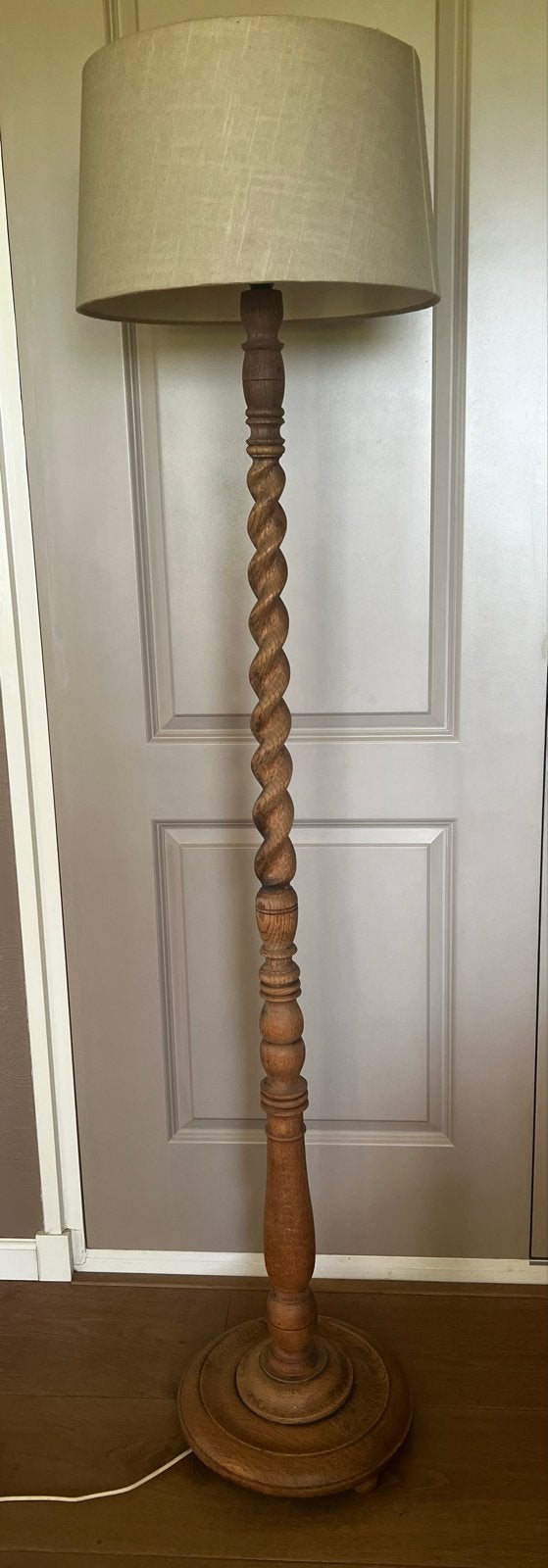 Houten vloerlamp, Ophalen, Gebruikt, Hout, 150 tot 200 cm