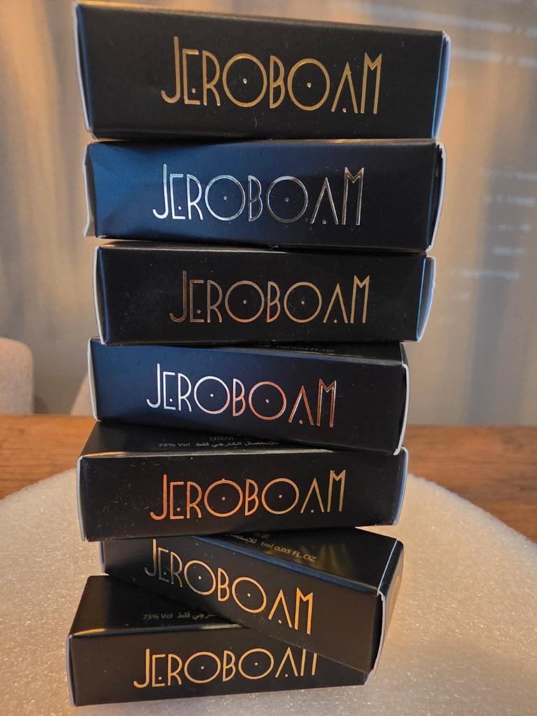 Jeroboam 5 x Floro en 1 x vespers 1 x Hauto testers, Verzenden, Nieuw