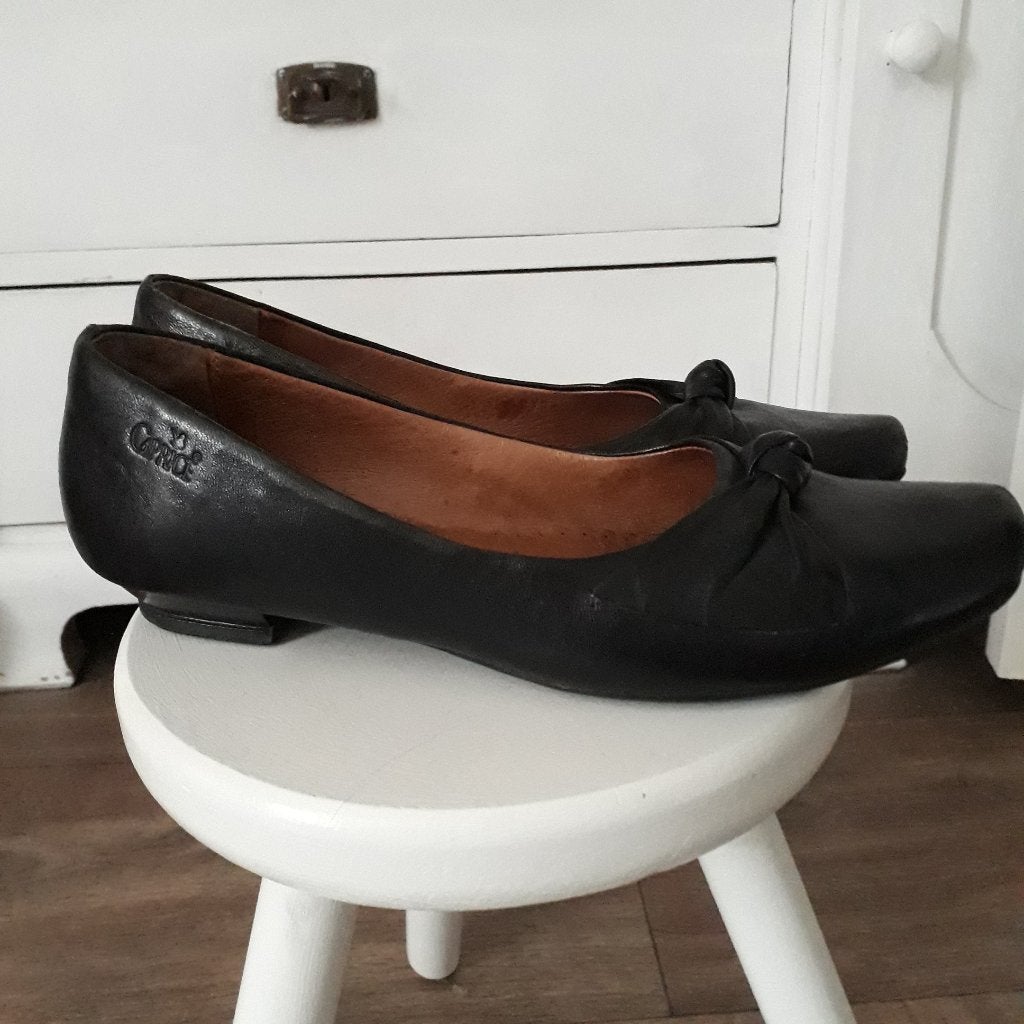 Caprice ballerina's mt 39, Pumps, Zwart, Ophalen of Verzenden, Zo goed als nieuw