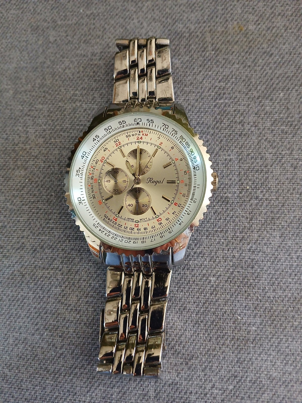 Heren horloge, Sieraden, Tassen en Uiterlijk, Horloges | Heren, Ophalen of Verzenden, Staal, Overige merken