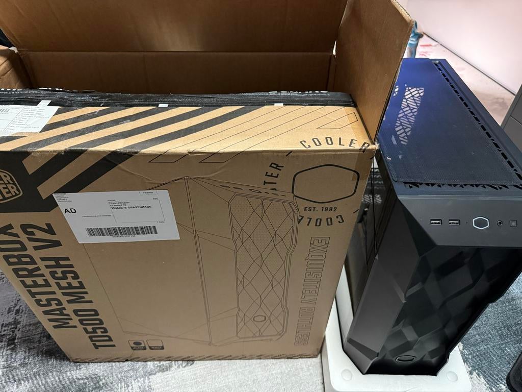 Cooler Master MasterBox TD500 Mesh V2 PC Behuizing, Computers en Software, Computerbehuizingen, Ophalen, Nieuw