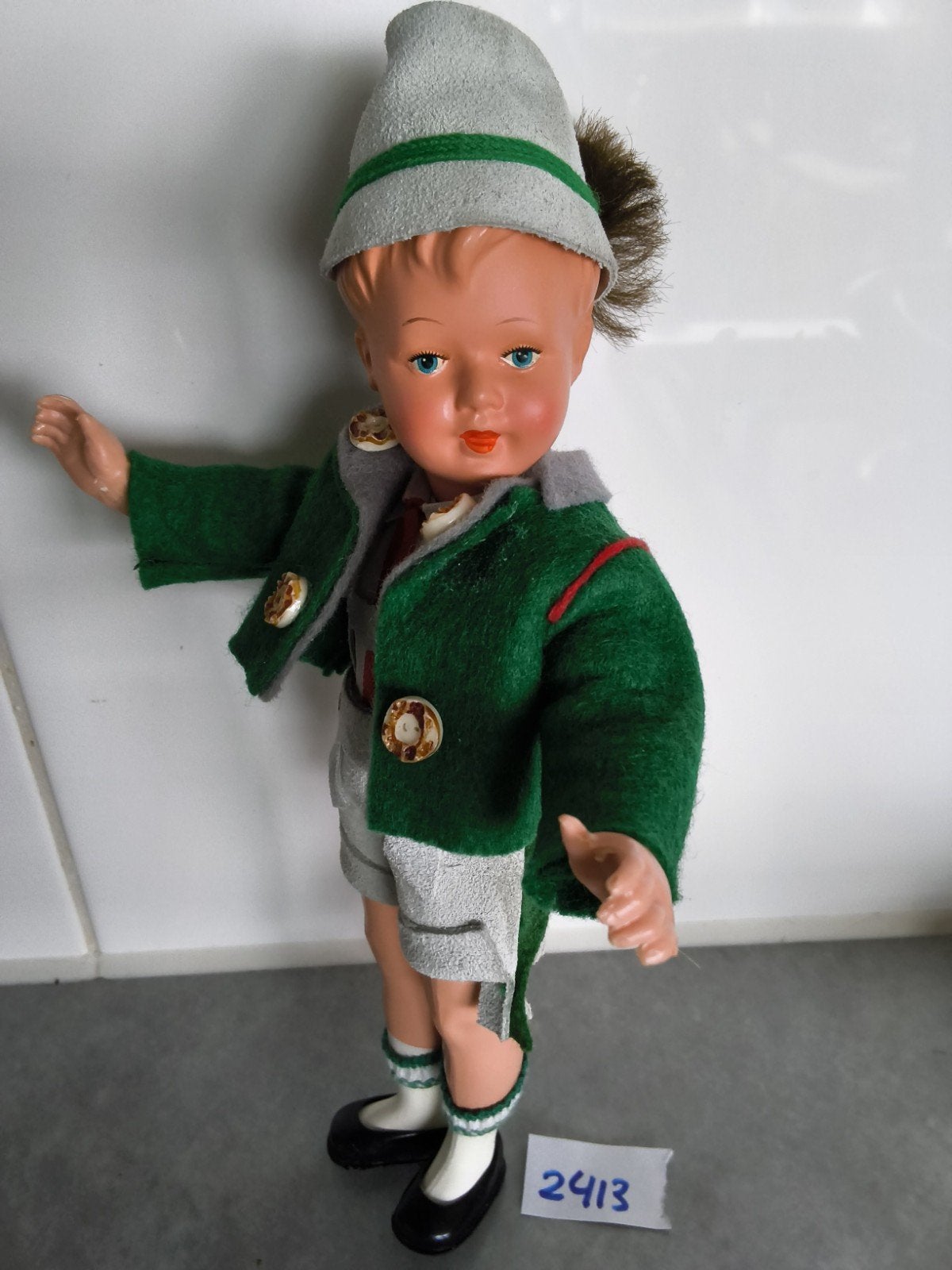 Vintage Souvenir Pop Duitsland in Traditionele Klederdracht, Verzamelen, Ophalen of Verzenden, Gebruikt, Pop