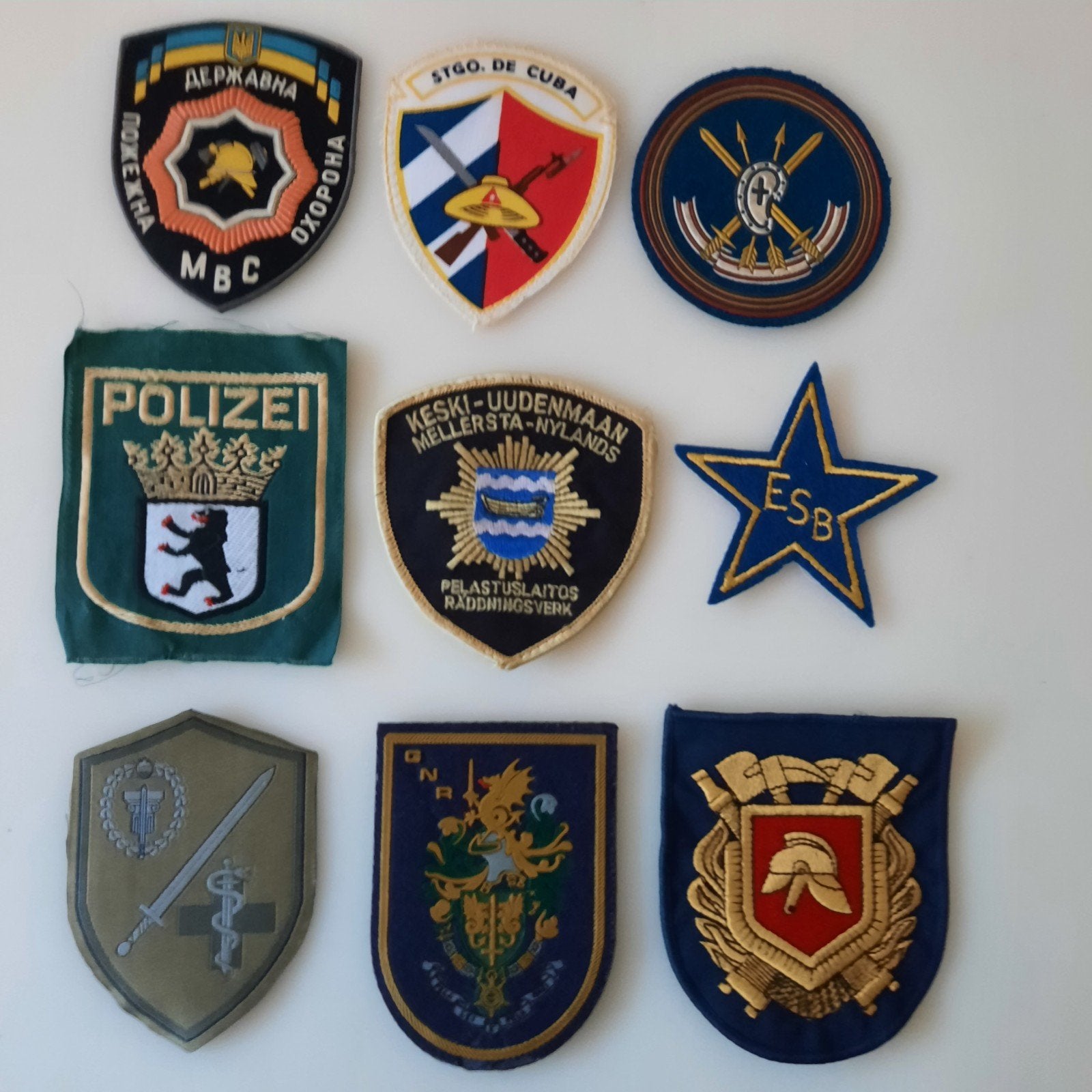 Brandweer Politie Nationale Garde Security emblemen, Ophalen of Verzenden, Overige soorten, Nederland, Embleem of Badge