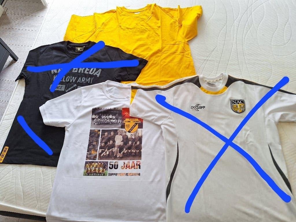 NAC Breda shirts, voor een klein prijsje op te halen!, Ophalen, Zo goed als nieuw, NAC Breda, Shirt