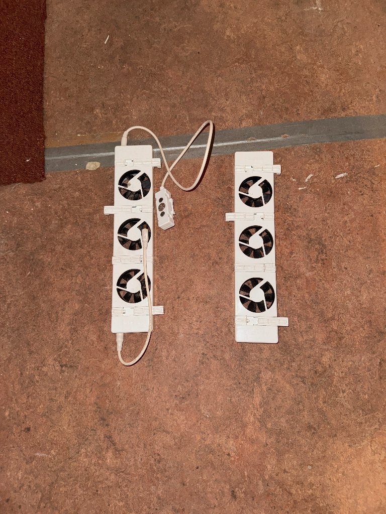 SpeedComfort Duo radiatorventilator – 2x 3 ventilatoren, Ophalen, Minder dan 30 cm, Radiator, Minder dan 60 cm