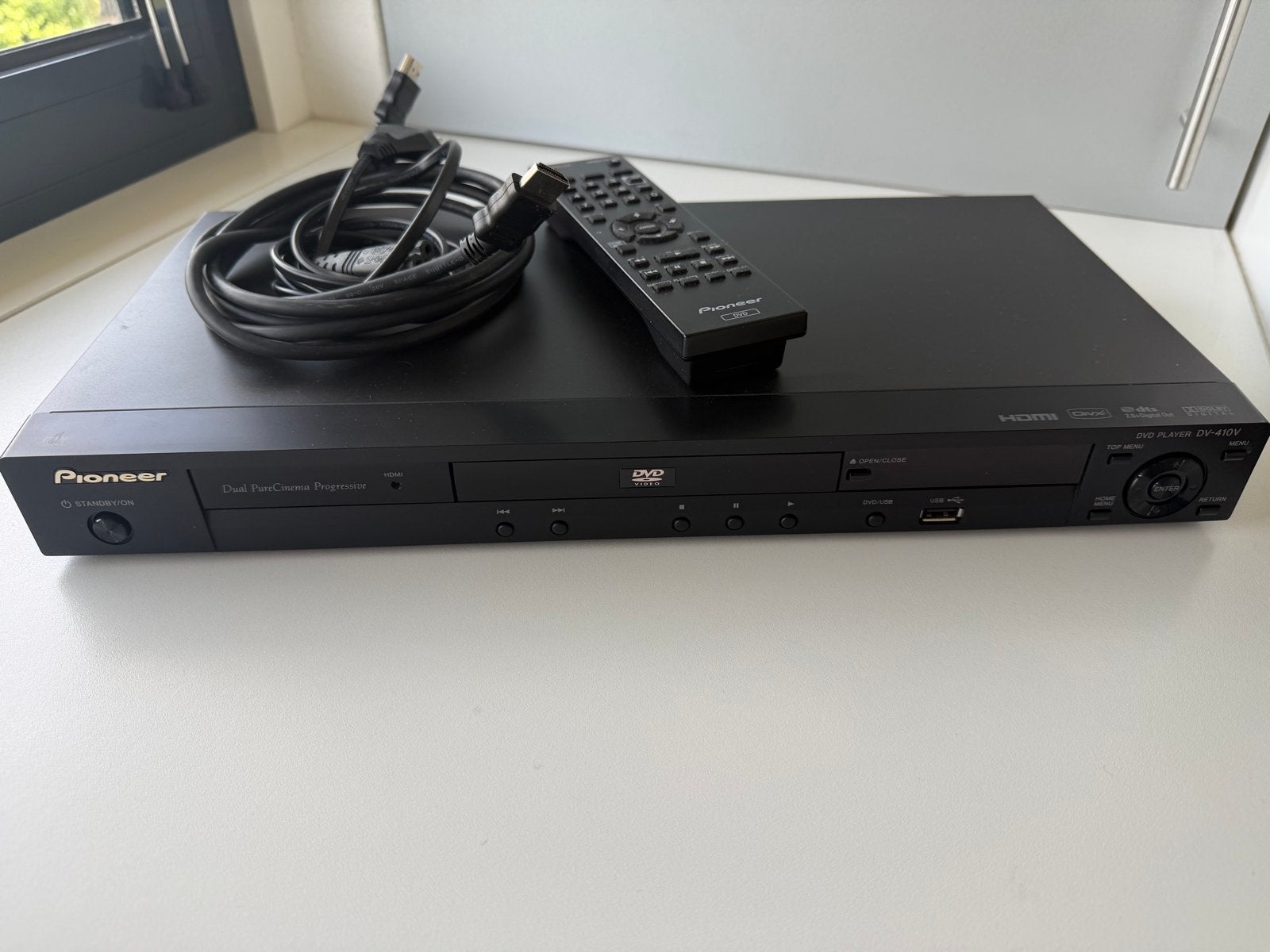 Pioneer DV-410V-K DVD-speler met HDMI en afstandsbediening, Audio, Tv en Foto, Dvd-spelers, Ophalen, Zo goed als nieuw, Dvd-speler