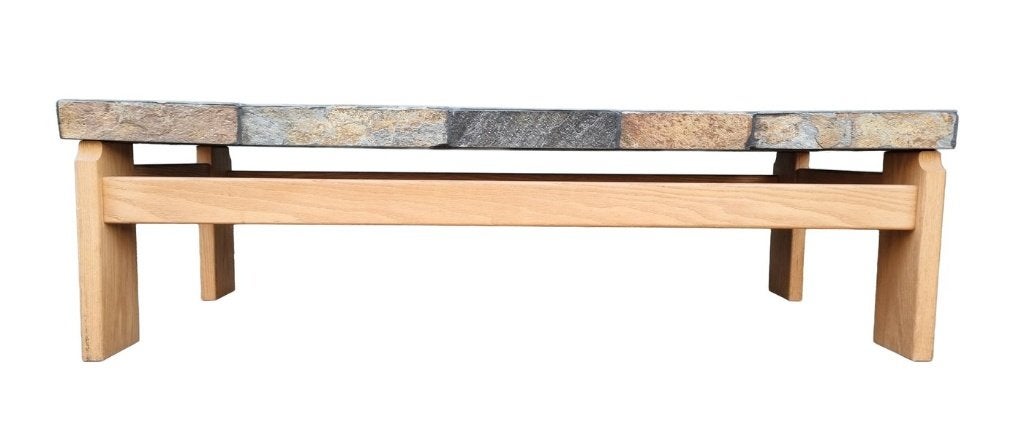 Van Bennekom Leisteen & Eiken Salontafel (Paul Kingma), Ophalen