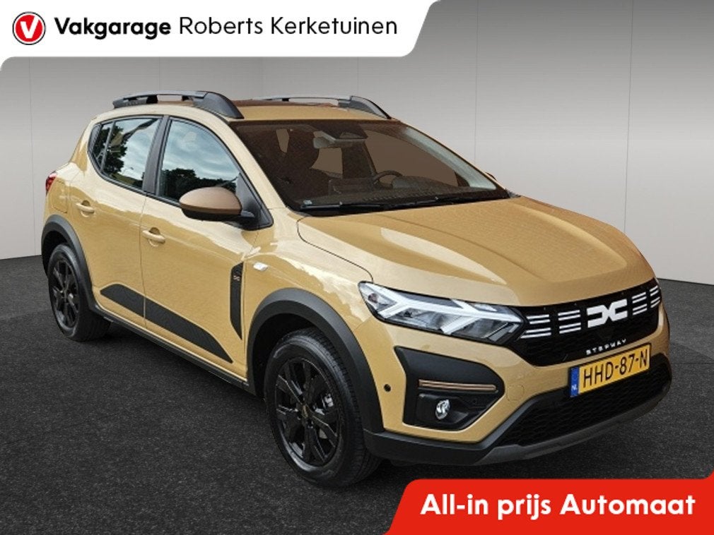 Dacia SANDERO Stepway 1.0 TCe 90 Extreme Automaat Schuifdak, 12 maanden, Euro 6, Leder en Stof, Origineel Nederlands
