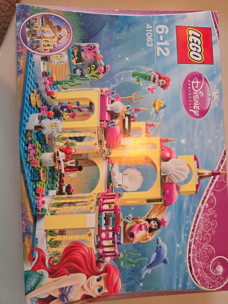 Lego Disney Princess Ariels Betoverde Onderwaterpaleis 41063, Gebruikt, Compleet, Lego, Ophalen of Verzenden