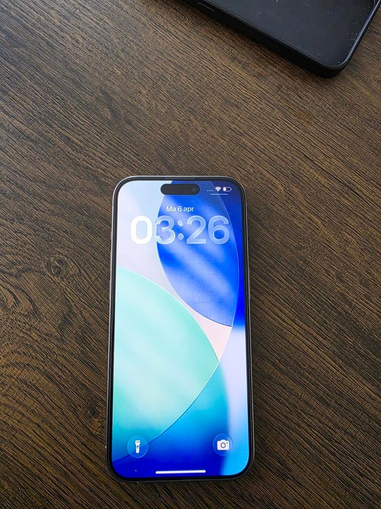 iPhone 15 Pro 128GB -, Telecommunicatie, Mobiele telefoons | Apple iPhone, 86 %, Ophalen of Verzenden, Grijs, Zonder abonnement