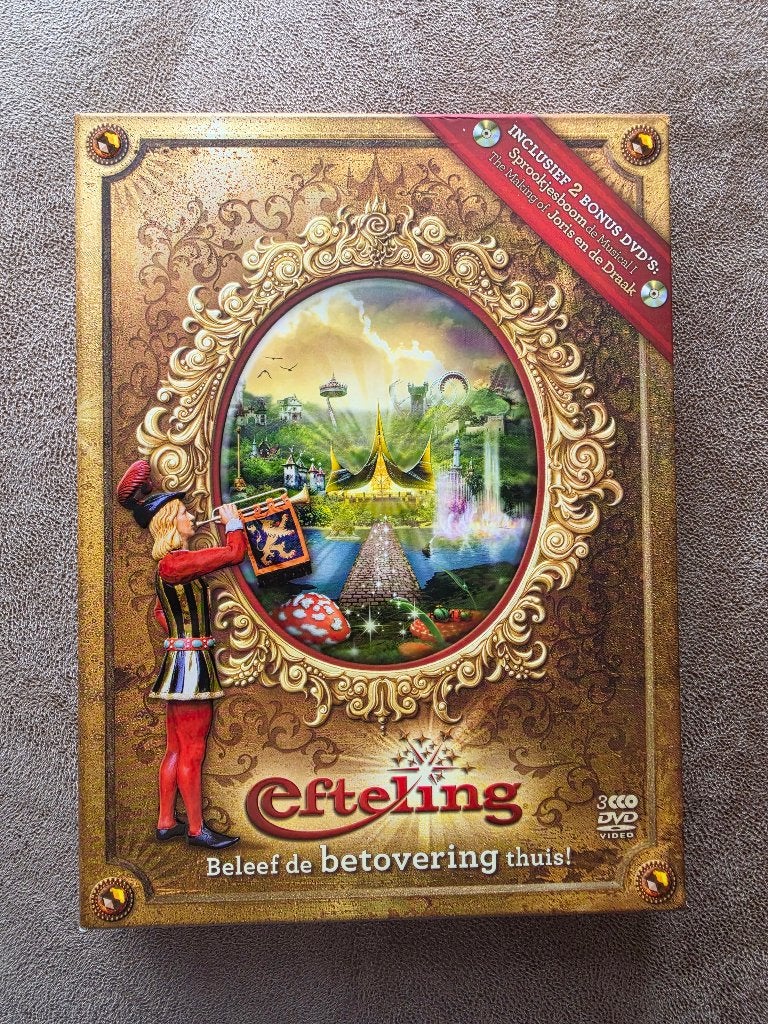 Dvd Efteling beleef de betovering thuis, Verzamelen, Efteling, Ophalen of Verzenden, Zo goed als nieuw, Overige typen