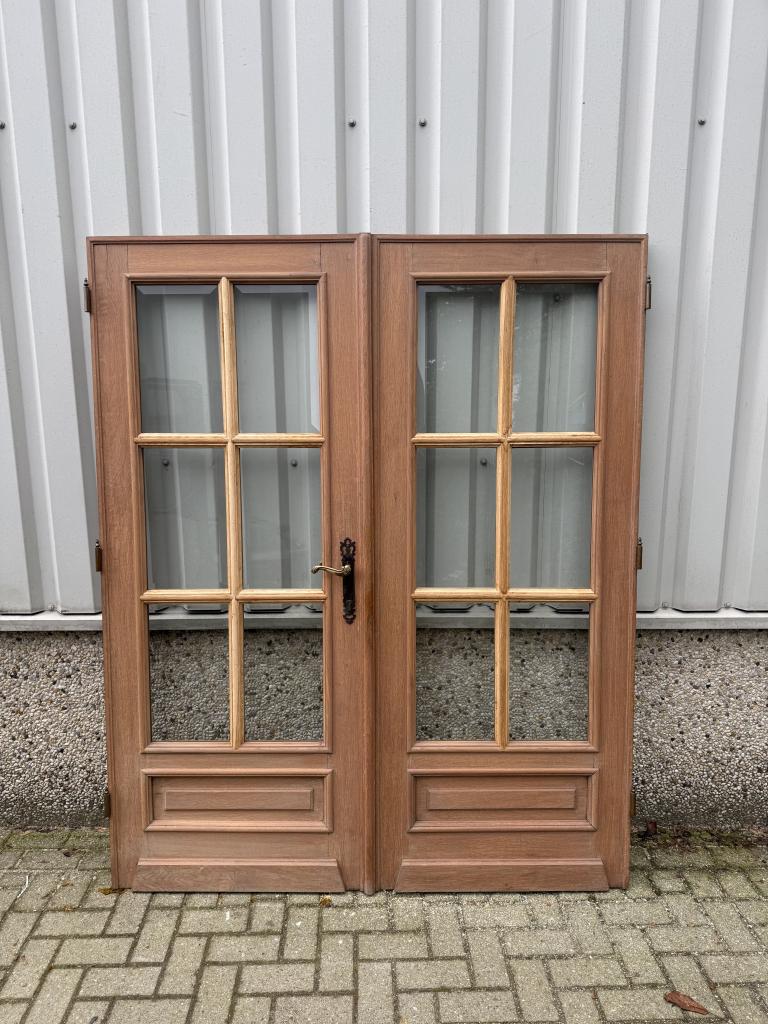 Zeer fraaie massief eiken ensuitedeuren met geslepen glas, Doe-het-zelf en Verbouw, Deuren en Horren, La belle porte, Jurgen.hoogenboezem@gmail.com