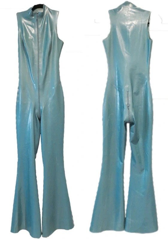 Libidex Latex Catsuit "Princess" Electric Blue M, Libidex, Verzenden, Zo goed als nieuw