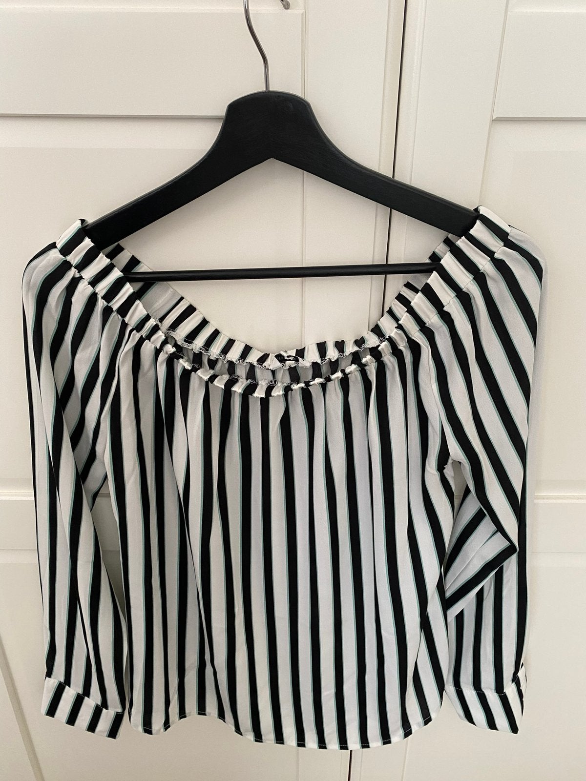 Strapless / bandeau top 3/4 mouw, Kleding | Dames, Ophalen of Verzenden, Zo goed als nieuw, Korte mouw, Maat 36 (S)