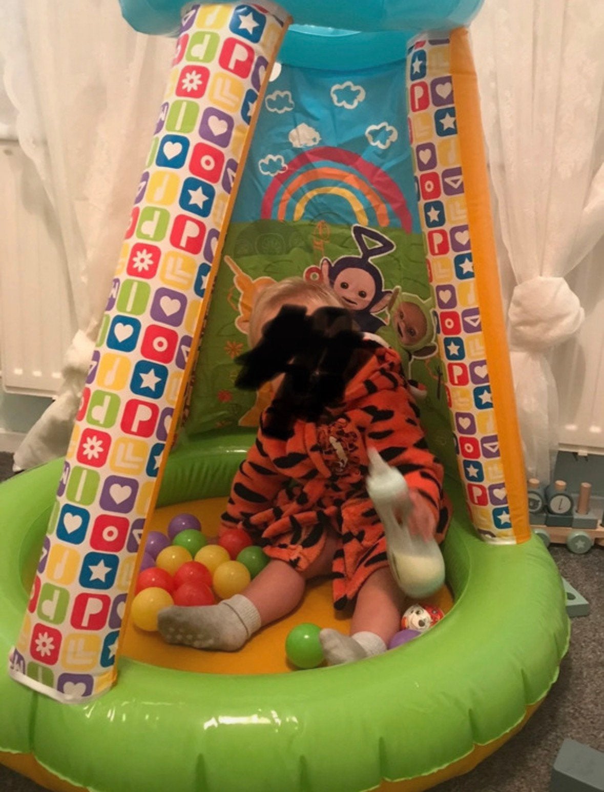 Teletubbie ballenbak, Verzenden, Zo goed als nieuw
