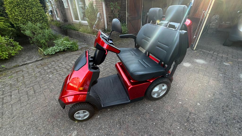 Afikim Duo scoot mobiel z.g.a.n 144km, Ophalen, Elektrisch, Zo goed als nieuw, Maximaal 25 km/u
