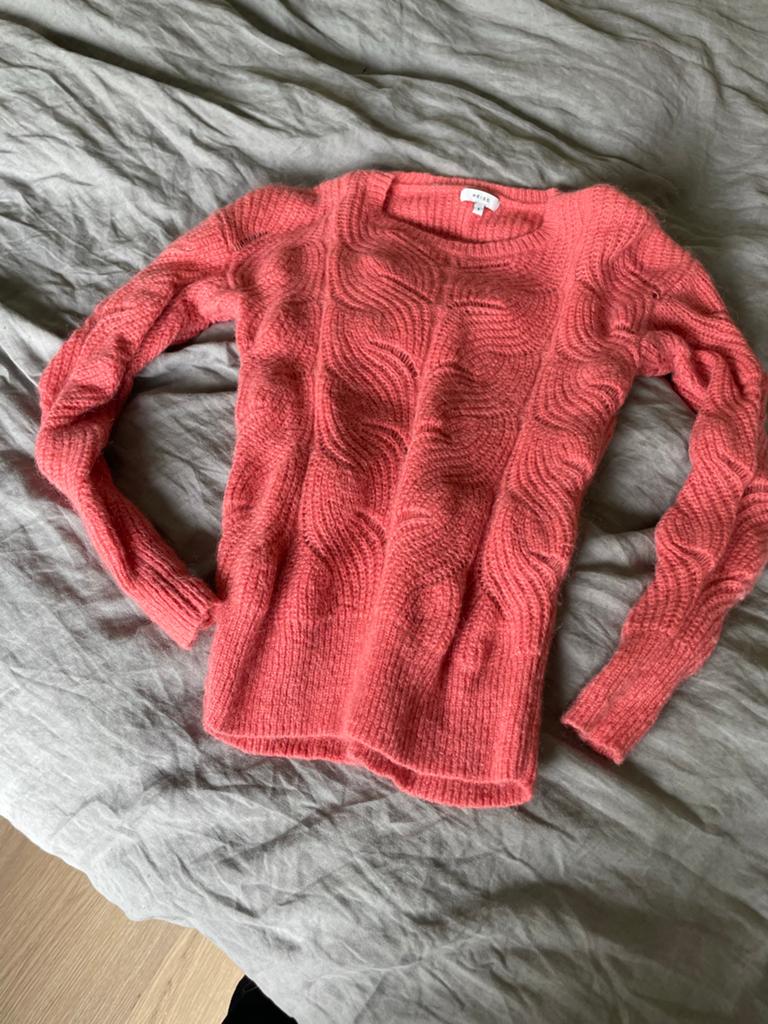 Reiss roze trui met patroon, maat S nieuw, Kleding | Dames, Ophalen of Verzenden, Nieuw, Maat 36 (S), Roze